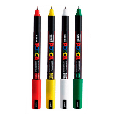 MARCADOR POSCA 1MR - 0.7 mm Variedad de Colores1