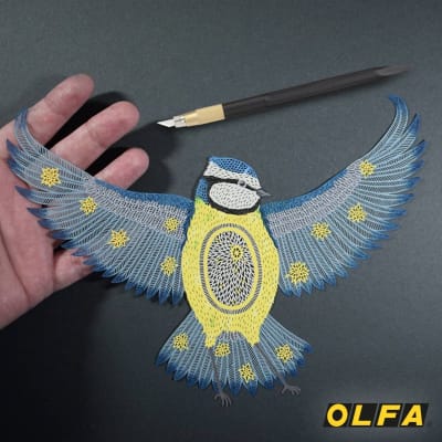 CUCHILLO OLFA TIPO LAPIZ NEGRO 30° GRAD0S + RESPUESTOS