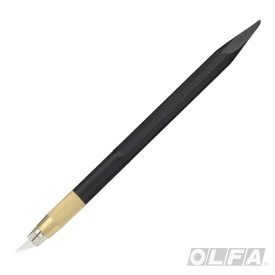 CUCHILLO OLFA TIPO LAPIZ NEGRO 30° GRAD0S + RESPUESTOS