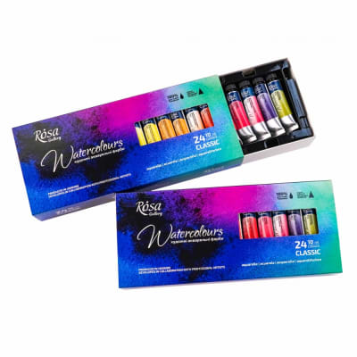 Set Rosa Gallery tubos -  24 colores x10ml1