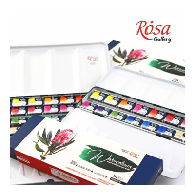 ACUARELA ROSA Gallery - 1/1 Pan Set Botanical1