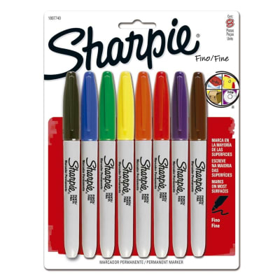 Marcadores Sharpie - Set 8 Colores Punta Fina1