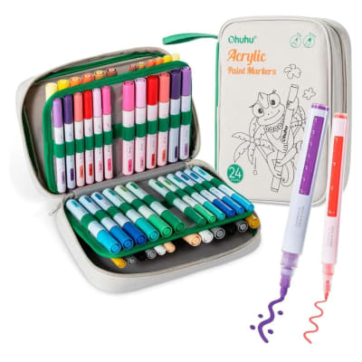 SET MARCADORES OHUHU Acrílicos 48 Marcadores1