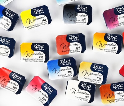 ACUARELA ROSA Gallery - 1/1 Pan - Variedad de Colores