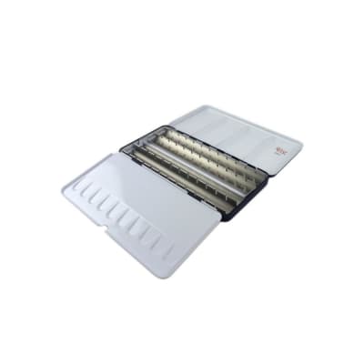 CAJA METALICA VACIA ROSA - 28 pastillas completas/ 56 medias pastillas