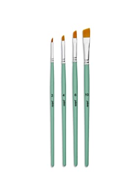 SET PINCELES PEBEO Acrílico Fluido SH -  Set 4 Angulares2