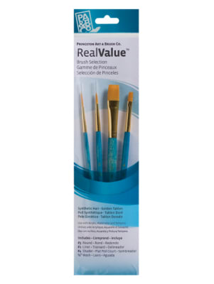 SET 4 PINCELES PRINCETON real value mango calipso Serie 9172