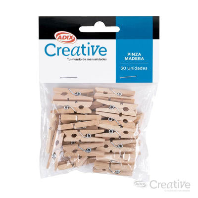 PINZA MANDERA ADIX CREATIVE 30 UNIDADES