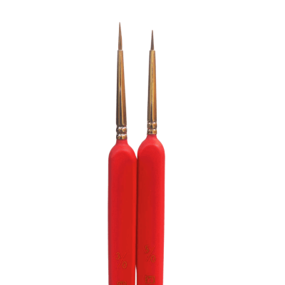 PINCEL ROSA Kolos Nail Art Round Pelo Kolinsky