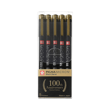 TIRALINEAS PIGMA MICRON- SET 100 ANIVERSARIO SAKURA1