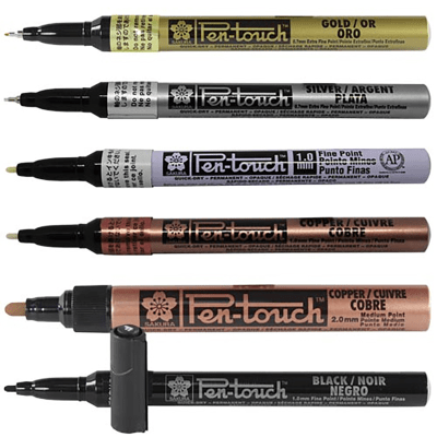 MARCADORES PERMANENTE SAKURA - PEN TOUCH - Variedad de medidas