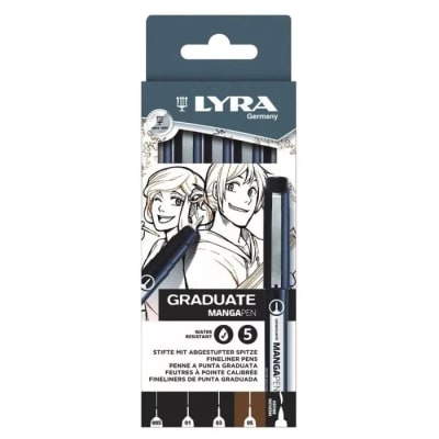MANGA PEN LYRA Graduate 5 piezas1
