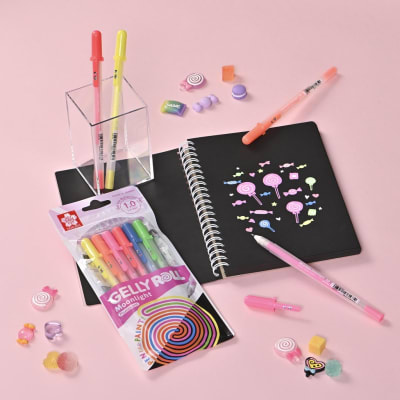 Set Gelly Roll Sakura 6 Unidades  - Moonlight Fluorescentes