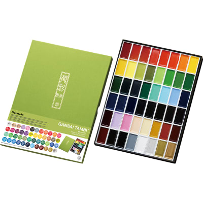 ACUARELAS KURETAKE GANSAI TAMBI - 48 COLORES1