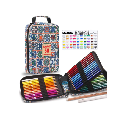 lápices de color Kalour - Estuche 50 colores Soft Core
