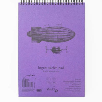 Croquera Smlt Authentic - Ingres Sketch Pad a4, 130 grms, 30 hojas1