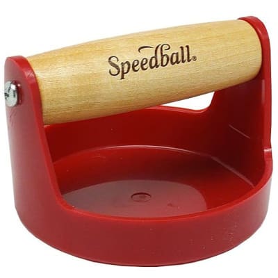 Prensa manual Speedball para grabado Red Baron2