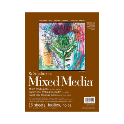 BLOCK STRATHMORE MIXED MEDIA 15h 22.9x30.5cm 300gr1