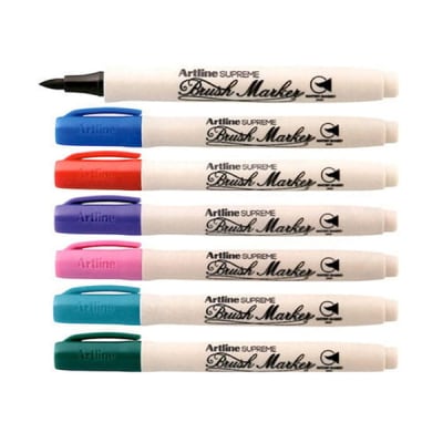 BRUSH PEN ARTLINE SUPREME VARIEDAD DE COLORES1
