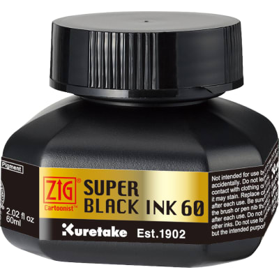 TINTAS KURETAKE - SUPER BLACK INK 60 ML1