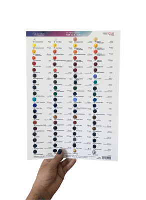 Dot Card Acuarela Rosa Gallery  - 80 colores3