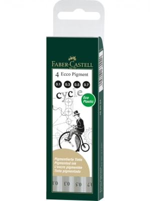 TIRALINEAS FABER CASTELL - SET 4 UNIDADES 0.1, 0.3, 0.5 0.71