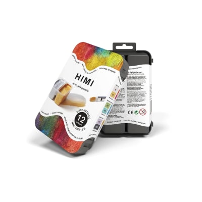 Set Gouache Himi 12 colores 12 gramos - Set Shiny Metallic