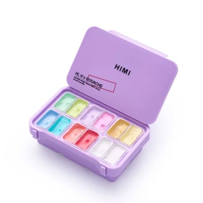 Set Gouache Himi 12 colores 12 gramos - Set Soft Pastel