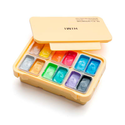 HIMI SET DE GOUACHE METALIZADA HIMI 12 COLORES 12ML6