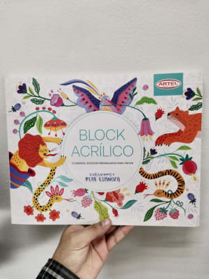 BLOCK ACRÍLICO CON DISEÑOS ARTEL - 12 DISEÑOS PARA PINTAR CON ACRÍLICO3