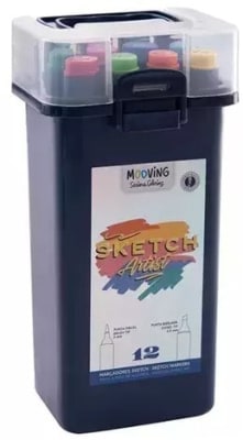 SET MARCADORES MOOVING Sketch 12 Colores1