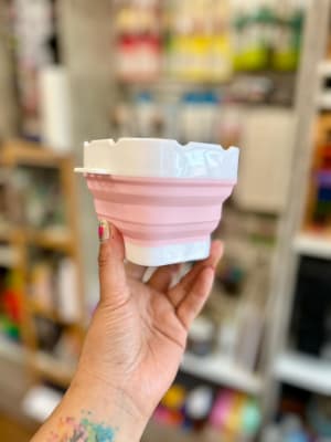 Vaso Plegable Rosado2