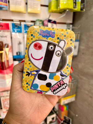 Lata Coleccionable Pinta Conmigo - Peppa Pig Variedad de Diseños
