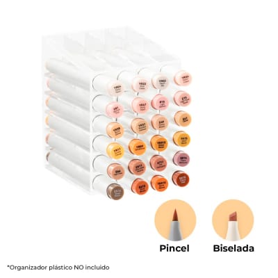SET MARCADORES OHUHU Honolulu Tonos Piel 24 Colores