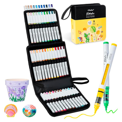 SET MARCADORES OHUHU Acrílico Kahuku 1.5mm 48 Colores