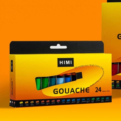 SET GOUACHE HIMI Tubo 12ml - 24 Colores3
