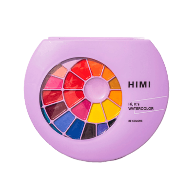 Set acuarelas Himi Semi Húmedas  - 36 colores + pincel