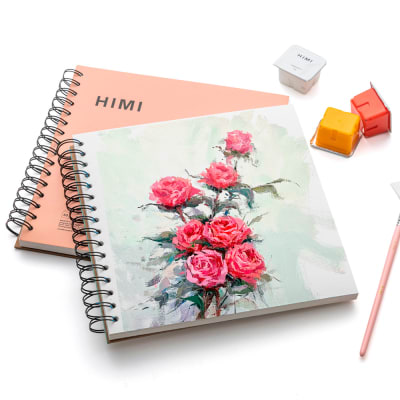 Cuaderno Himi Gouache 21.6 x 21.6 cm - Variedad de Color