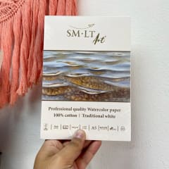BLOCK ACUARELA SMLT PROFESIONAL 300 GRS - A5 100% ALGODÓN