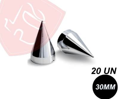 PACK 20 UN CUBRE TUERCA CROMADA AMERICANA 30MM