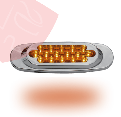 FOCO LATERAL 16 LED 24V DOBLE CONTACTO