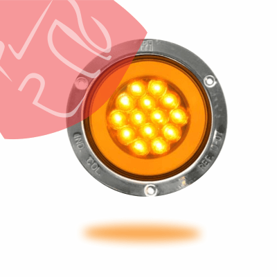 FOCO REDONDO BASE INOX HALO 4