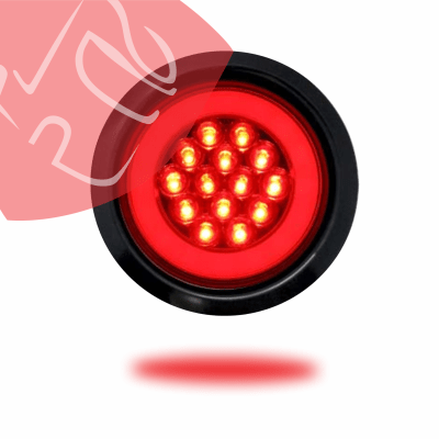 FOCO REDONDO HALO BASE DE GOMA 4