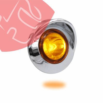 FOCO OJO DE GATO CON VISERA LED 12V