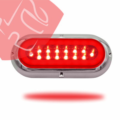 FOCO TRASERO OVALADO SOBREPONER HALO 35 LED 12V