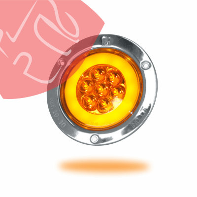 FOCO LATERAL BASE CROMADA 3