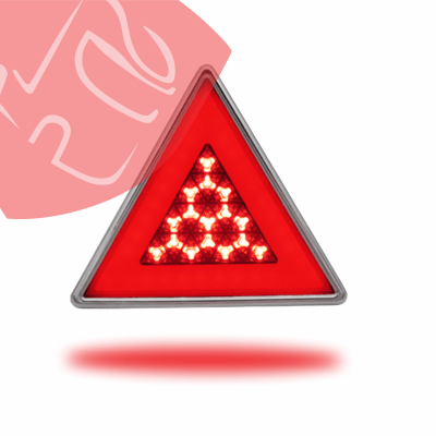 FOCO TRASERO TRIANGULO HALO 43 LEDS 24V