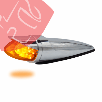 FOCO CABINA MISIL TECHO AMARILLO 9 LED 12V CON VISERA