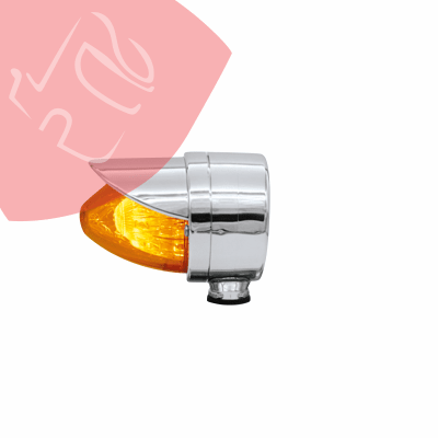 SEMAFORO TIPO MISIL SENCILLO 9 LEDS VISERA 12V