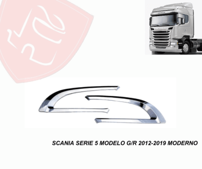 JG ENTRADA DE AIRE CROMADAS SCANIA SERIE 5 G/R MODERNO 2012/2019